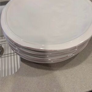 Set of White Dinner Plates (Indaba Highland)